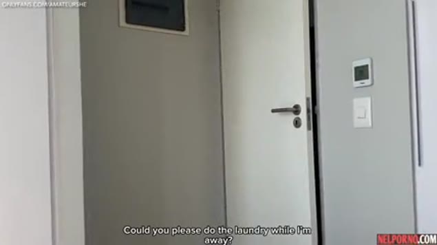 Her lover pulls down her leggings and spreads her legs for camera sex
