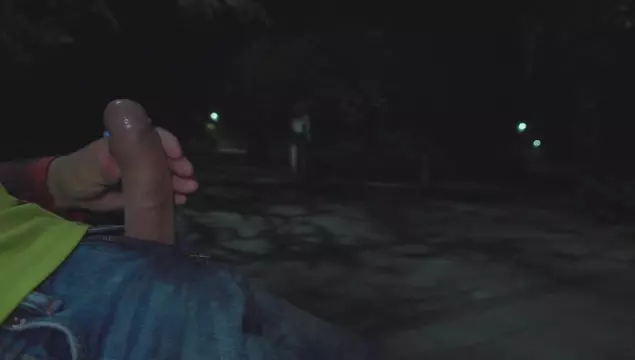 Saw a Stranger Jerking Off in the Park and Helped Him Cum