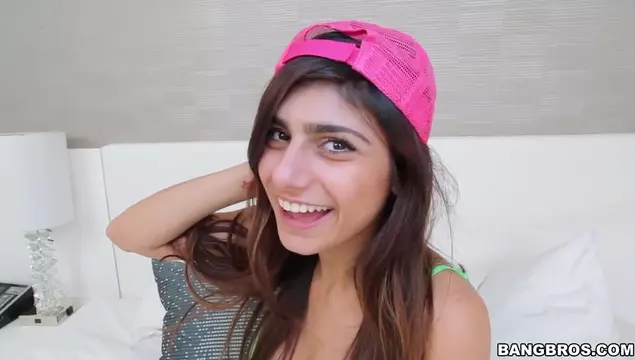 Busty Arab Girl Strips for Black Guy to Suck His Cock