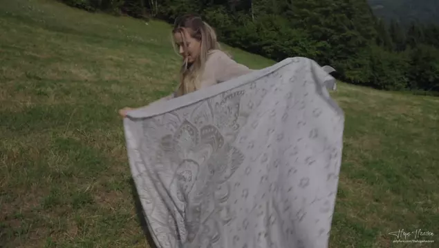 Hitchhiker with a Beautiful Ass Surrenders to a Stranger in the Mountains
